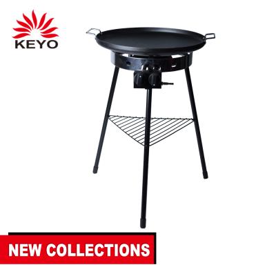 China 2020 Hot Sales Black 2 Burners Easily Assembled Stainless Steel Barbecue Gas Plancha Indoor Outdoor Portable Grill Te koop