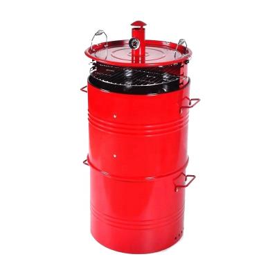 Cina Adjustable Size 5 In 1 Grills Barrel Oil Drum Grill 18 Inch Vertical Smoker Charcoal Barrel Smoker Grill in vendita