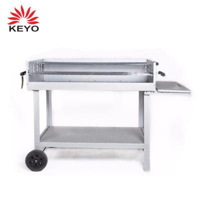 China Easily Assembled Portable Cart BBQ Charcoal Grills For Backyard Patio Cooking à venda