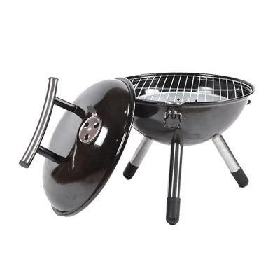 China Easily Assembled 14inch Charcoal Grill, Mini Kettle Charcoal Grill, Portable Charcoal Grill for sale