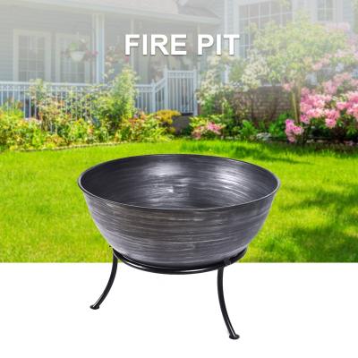 China Outdoor Fire Pit Wood Burning Metal Fire Pit Pits Dia.57x40cm Te koop