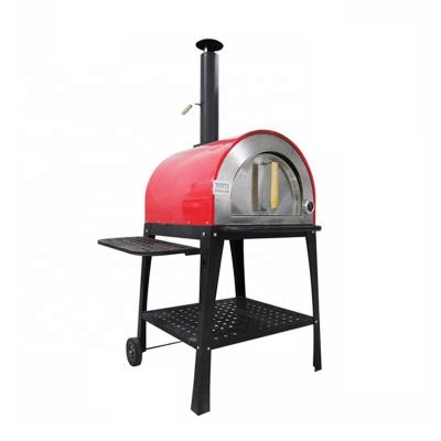 China New Design Restaurant Wood Charcoal Grill Easily Cleaned Burning Pizza Ovens Te koop