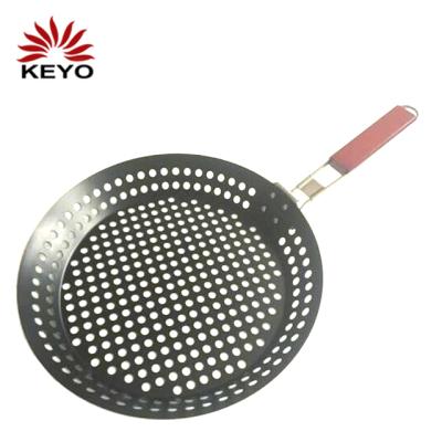 China Easily Cleaned BBQ Tool BBQ Accessories GRILL Holes Grill Cook Pan Te koop