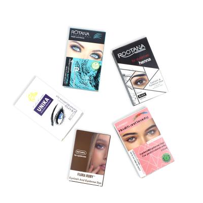 China Easy Gel Lash Brow Tint Private Label Waterproof Quick Tint Dye Henna Eyelash Eyebrow Dye Tint Kit for sale