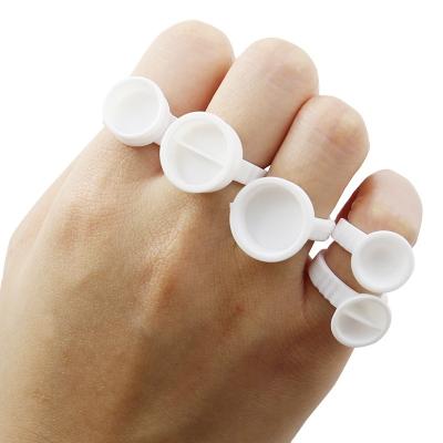 China Convenient Plastic Eyelash Accessories Stick Holder Ring For Eyelash Extension for sale