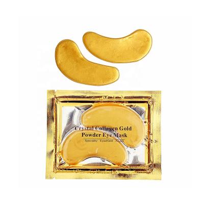 China Convenient Anti-Wrinkle Eye Care Collagen Eye Sheet Mask Gold Brighten Dark Circles Moisturizing Eye Mask for sale