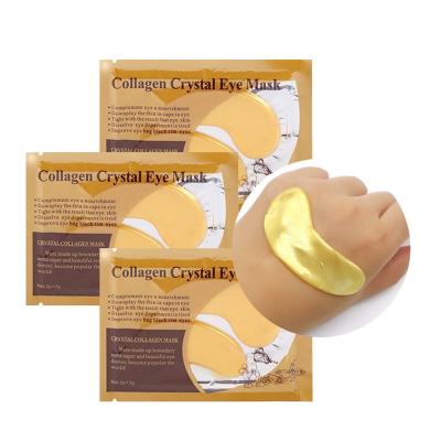 China Convenient Anti-Wrinkle Eye Care Collagen Eye Sheet Mask Gold Brighten Dark Circles Moisturizing Eye Mask for sale