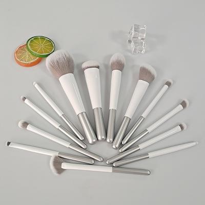 China Moisturizer Lipbalm Makeup Brushes Custom Your Logo 13pcs Makeup Cosmetic Brushes Champagne Synthetic Makeup Brushes For Elegant for sale