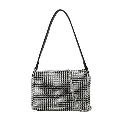 China Luxury Shiny Diamond Purse Rhinestones Daily Evening/Pinch Cross Small Evening Tote Glitter Bling Mini Shoulder Purses - Body Bag for sale