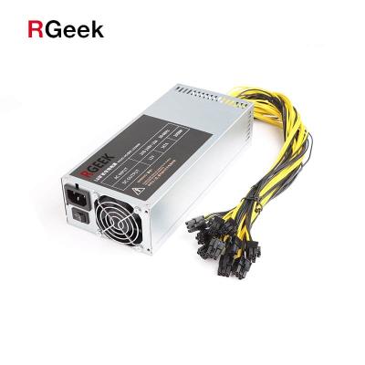 China RGeek Server 12V 2000W 2U 2000 PSUs lot of power watt consumables for computer for sale