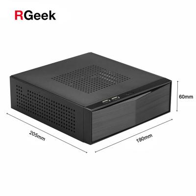 China Thin Client PC Windows10 Mini Computer Hardware System RGeek Barebone Mini ITX Educational Intel Core J1900 Custom Cheap Desktop Motherboard for sale