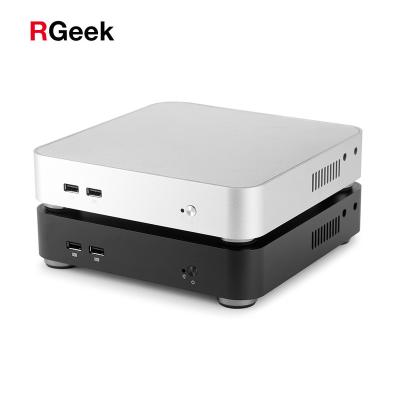 China Rgeek industrial custom aluminum itx body case pc windows 10 high performance intel core i3 i5 i7 mini mini pc full fanless computer mini for sale