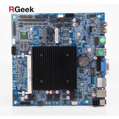 China RGeek Factory Direct Custom Desktop Mini ITX Mini-ITX ITX PC J1900 Quad Core Embedded Computer Motherboard LAN ODM DDR3 Mini Dual Core for sale