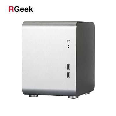 China RGeek Mini Server Aluminum 5 Bay ITX PC Cloud NAS Chassis Sever Case for 3.5