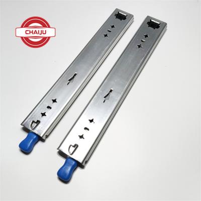 China Contemporary 1200mm Cold Rolled Steel For Truck 3 Fold Full Extension Drawer Slide With Lock Camper Rail Slides for sale