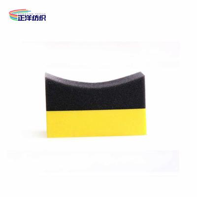 China 3.5X10X6CM Car Wash Polishing Wax EVA Tyre Cleaning Sponge Car Waxing Sponge for sale