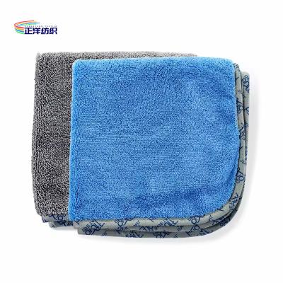 China Microfiber Car Cleaning Cloth Car Detailing Towel Extra Thick Super Absorbent Easy Dry Clean for sale