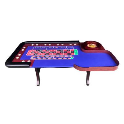 China Professional solid wood + MDF casino roulette table with sold wooden roulette game table for sale