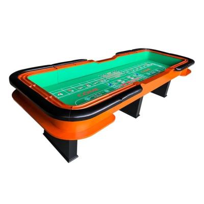 China 10 Foot Solid Wood + MDF Casino Craps Table With Sold Wood Legs for sale