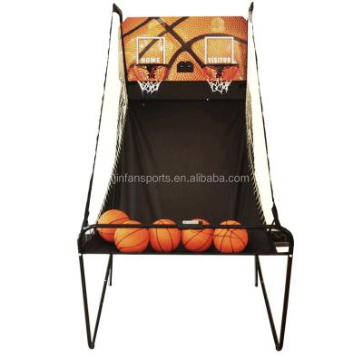 China Foldable PE Basketball Game Shooter Playground Basketball Shooter for sale