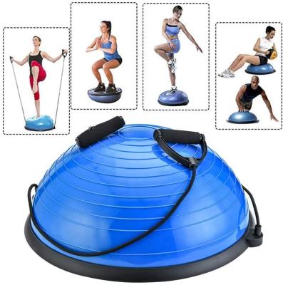 China Eco-friendly Yoga Balance Exercise Fitness Ball PVC Yoga Ball Hemisphere Trainer Equipment Gym Actearlier Ball Half Ball for sale