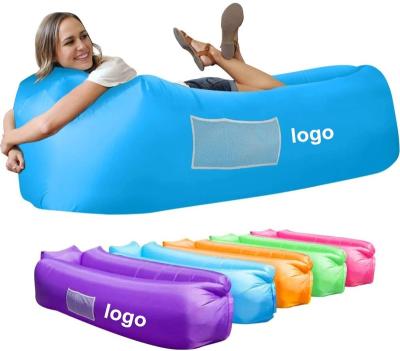 China ActEarlier Lightweight Air Camping Beach Inflatable Sofa Outdoor Lazy Bag Fast Air Sleeping Bag Pop and Pop Up Air Sofa for sale