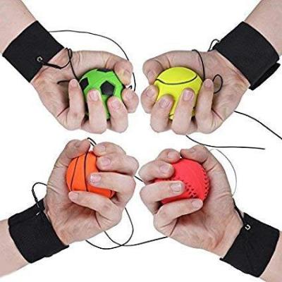 China High Rebound Squishy Rubber Ball Elastic String Sports ActEarlier Sportsman Toys With Strap Wrist Training for sale