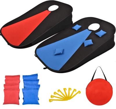 China Garden Play Toys ActEarlier Kids Toy Toss Bag Playset Bean Bag Chair Set Folding Portable Corn Hole Game Set for sale