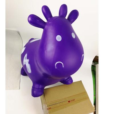 China Animal Shape ActEarlier Promotions Big Kids Ride On Big Horse Inflatable Cow Deer Toy Bouncy Animal On Sale for sale