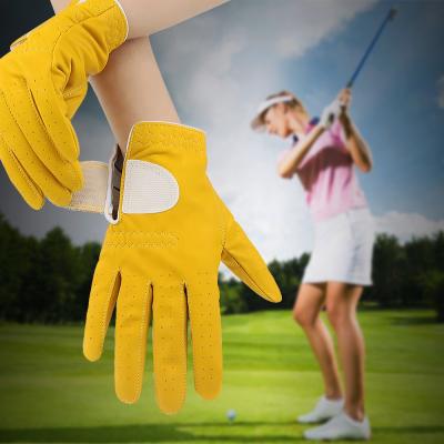 China New Design Waterproof Women Sports Waterproof Breathable Baby Whip Custom Golf Gloves for sale