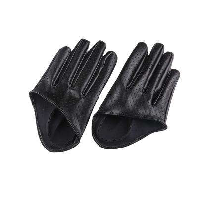 China Wholesale Sheepskin Leather Palm Fashion Touch Screen Ladies Short Gloves for sale