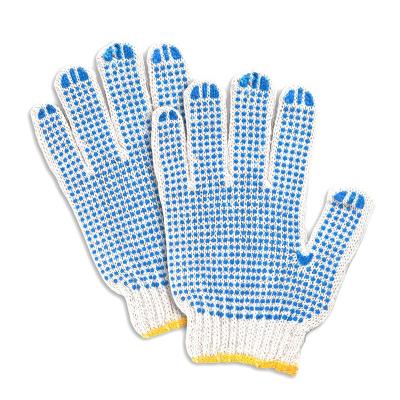 China Anti-skid Outdoor Anti-skid Wear Resistant Work Gardening With PVC Dot Bead Safety Gloves for sale