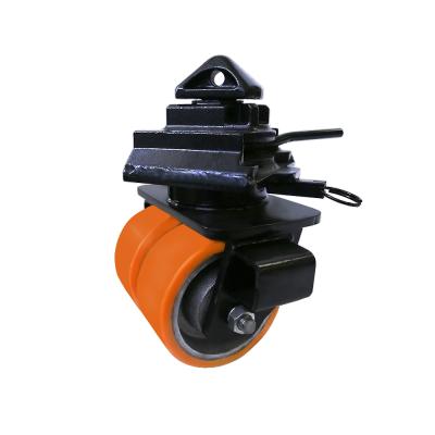 China Other Customized Container Caster 10 Tons Heavy Duty Double Wheel Super Heavy Duty Caster for sale