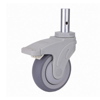 China 75Mm Contemporary Plate Waterproof Heavy Duty Medical Caster Wheel For Maquet Table for sale