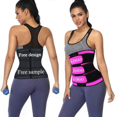 China Viable Custom Logo Workout Slimming Trainer Waist Trimmer Belt Latex Waist Support For Women for sale