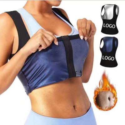 China 2021 Best Selling Breathable Quality Neoprene Losses Weight Vest Top Compression Shaper Fitness Yoga Exercise Sauna Boby Vest For Women for sale