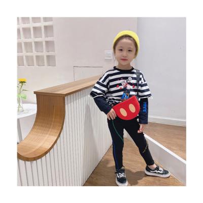 China New Arrivals Private Label Breathable Compression Kids Baby Girl Custom Cotton Leggings for sale