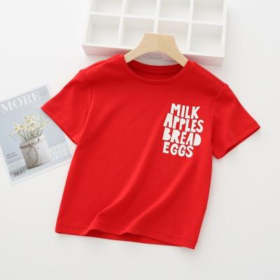 China 12 Years Old Little Girls Breathable Hot Selling Competitive Price Tops Short Sleeve Shirt for sale