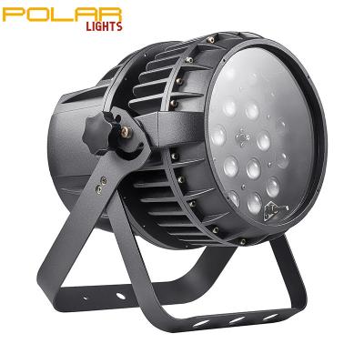 China Hot Sale Event Led Zoom Stage Light Waterproof DMX512 18pcs RGBW Led Par Light For Events Concert Project for sale