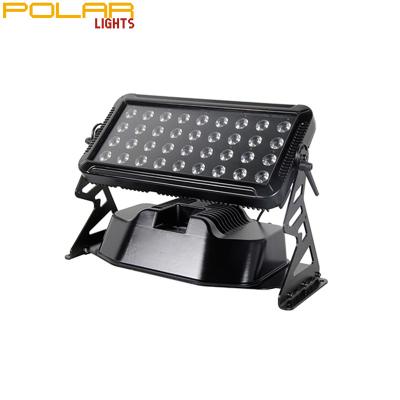 China 30meters ip65 waterproof led stage light 36x10W rgbw 4in1 outdoor wall seal led city color for building architecture for sale