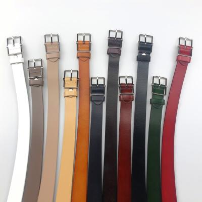 China 2021 Comfortable New Fashion Leisure Business Lady Needle Buckle Real Cowhide Simple Belt for sale