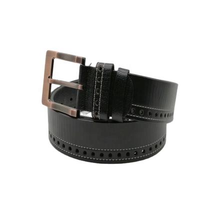 China Or Belt Factory Wholesale Design Pin Buckle Belts New Fashion Men's Business Belt 100% Genuine Leather Belt Men's Casual for sale