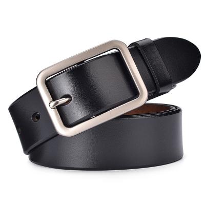 China High Quality Hot Selling Style Leather Belt Cowhide Simple Unisex High Quality Leather Belt for Men and Women for sale