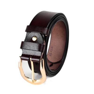 China Wholesale Genuine Leather Belt Men's Premium Suede Leather Belts With Metal Buckle for sale