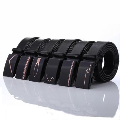 China Wholesale Acrylic Men's Casual Cheap Belt Leather Belt With Automatic Buckle for sale