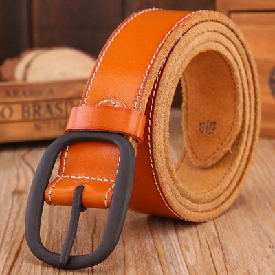 China Wholesale Custom Genuine Leather Classic Men's Leather Belt Casual Genuine Leather Belts OEM ODM ODM for sale