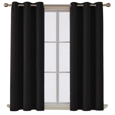 China High Quality 100% Polyester Blackout Blackout Window Curtains For Living Room for sale