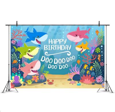 China Birthday Party Decoration Happy Birthday Decorations Cartoon Photography Background for Photo Birthday Backdrop Kids Birthday Decor for sale