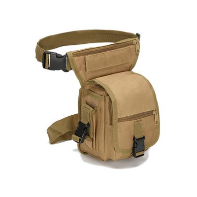 China Motorcycle Anti-Theft Outdoor Canvas Waist Bag Tactical Drop Leg Fanny Pack Harness Bag for sale