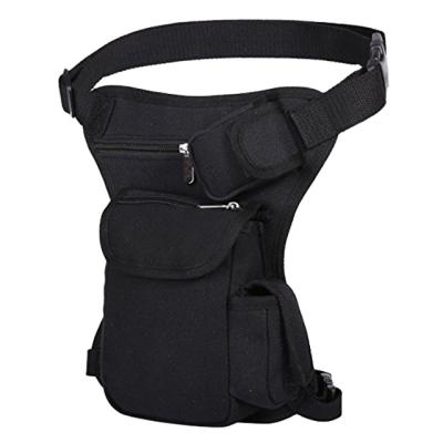 China Motorcycle Men's Tactical Military Leg Bag Waist Waterproof Teenage Canvas Hip Bag for sale